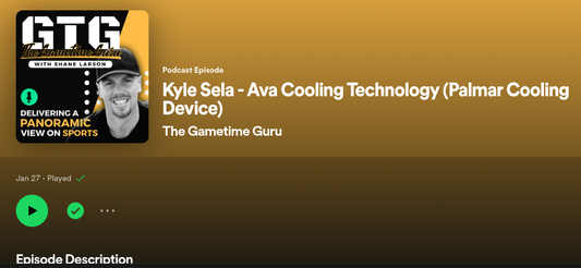 AVA Cooling Founder, Kyle Sela on 'The Gametime Guru Podcast'